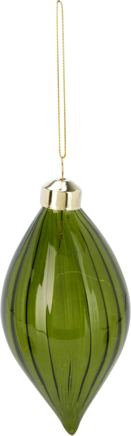 Glas Weihnachtsornamente 12 cm