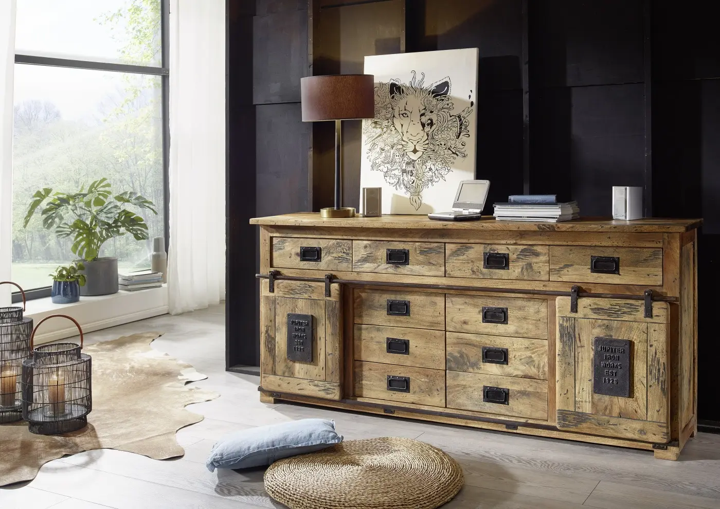 Sideboard WZ-0480 Mango Massivholz