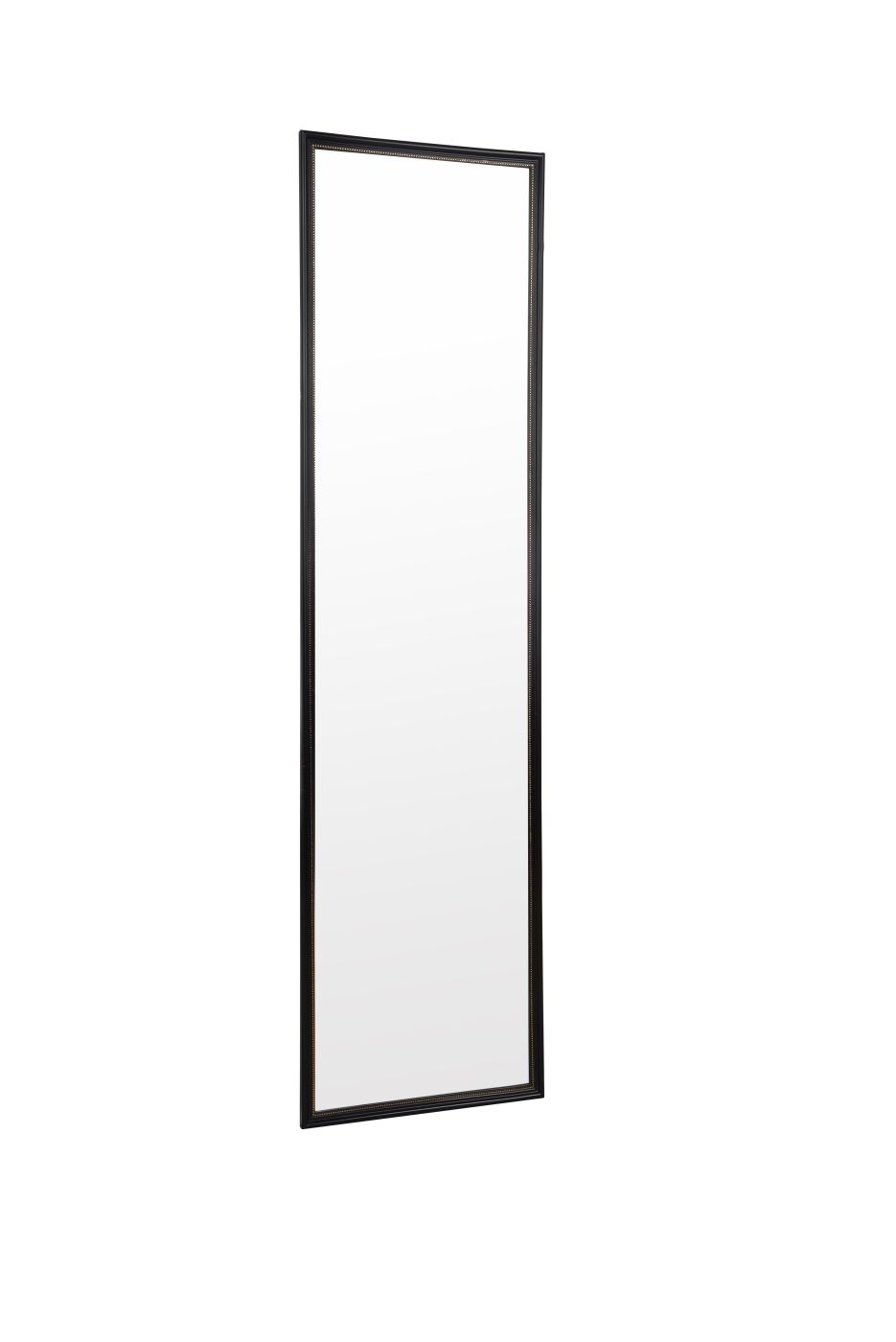 Rahmenspiegel NADINE, schwarz/gold, 33,5x125 cm