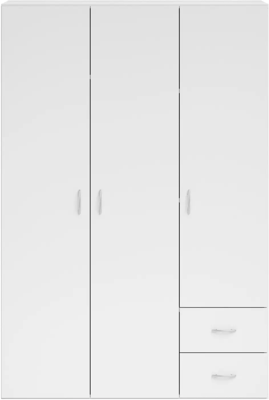 Drehtürenschrank Base 3-türig weiß