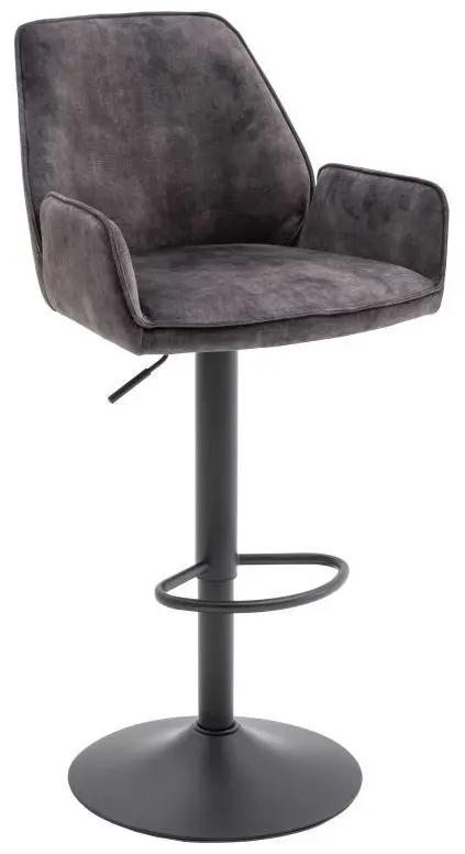 Barhocker Ottawa anthrazit drehbar