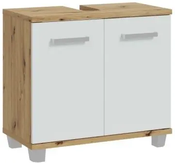 Waschbeckenunterschrank Veris Artisan Eiche / hellgrau Waschbeckenunterschrank Veris Artisan Eiche/grau