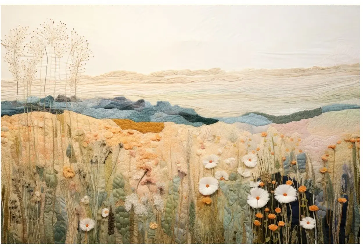 Leinwandbild Tactile Fields 70 x 100 cm