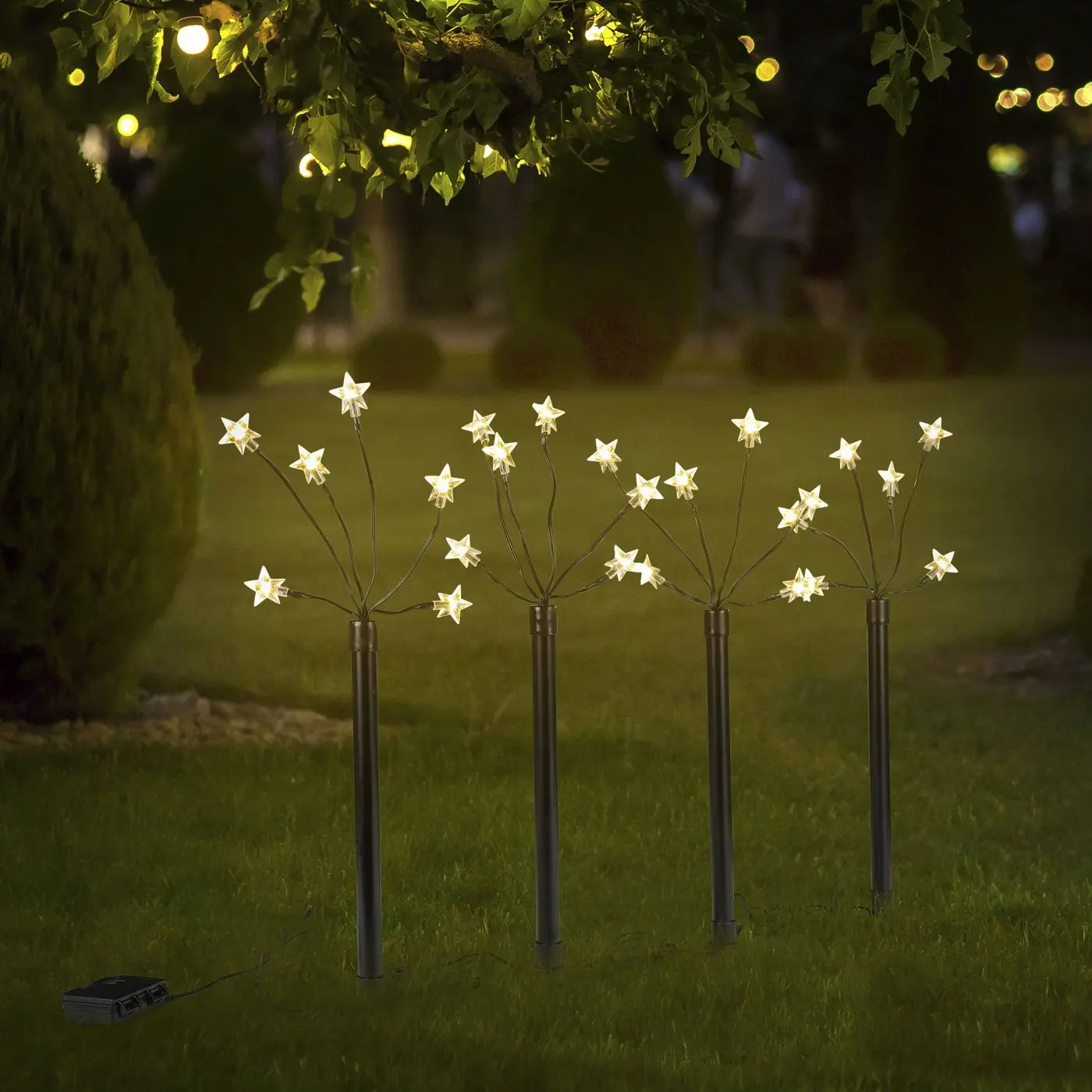 LED Gartenstecker Sterne 