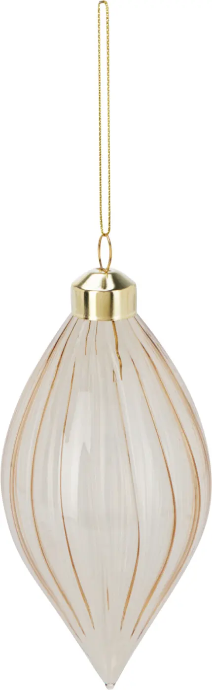 Glas Weihnachtsornamente 12 cm