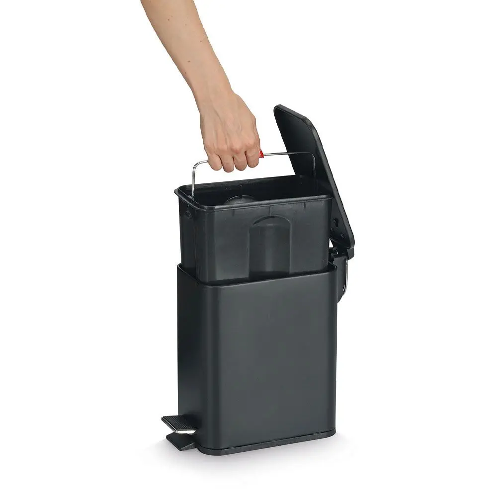 Treteimer ca. 5 Liter schwarz