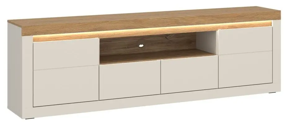 TV-Lowboard Naxxar kaschmir/Stone Eiche