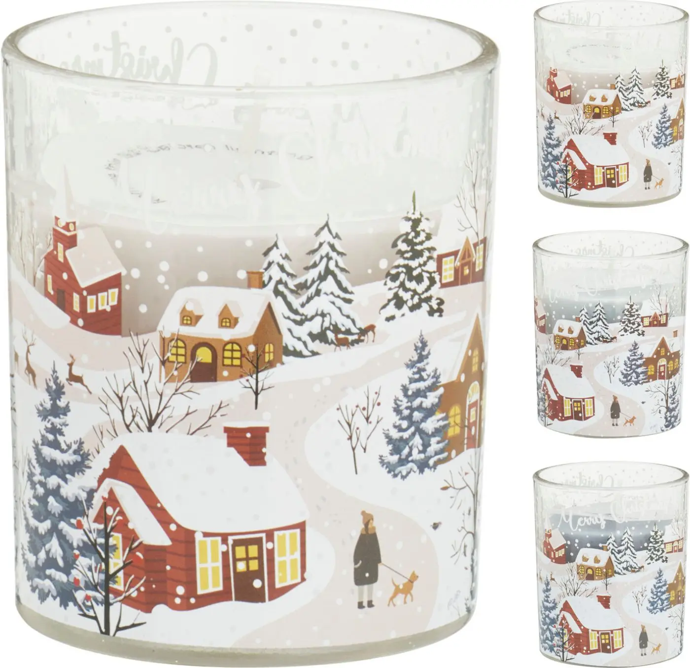 Duftkerze Winter im Glas