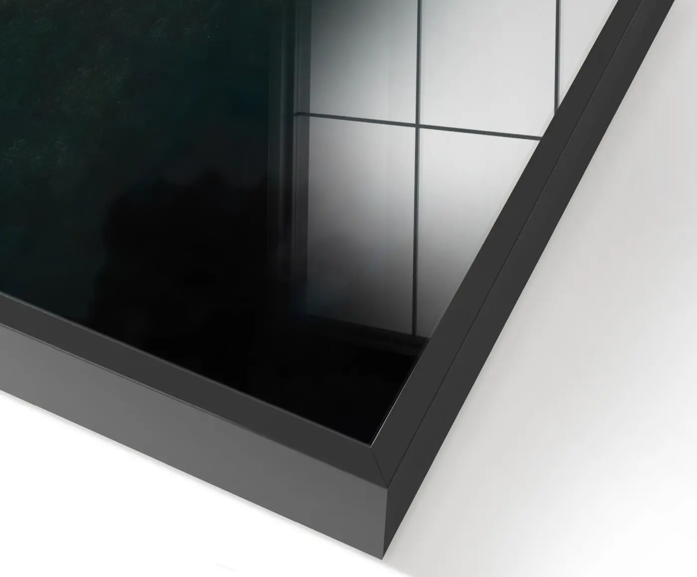 Glasbild gerahmt Greg 80 x 120 cm