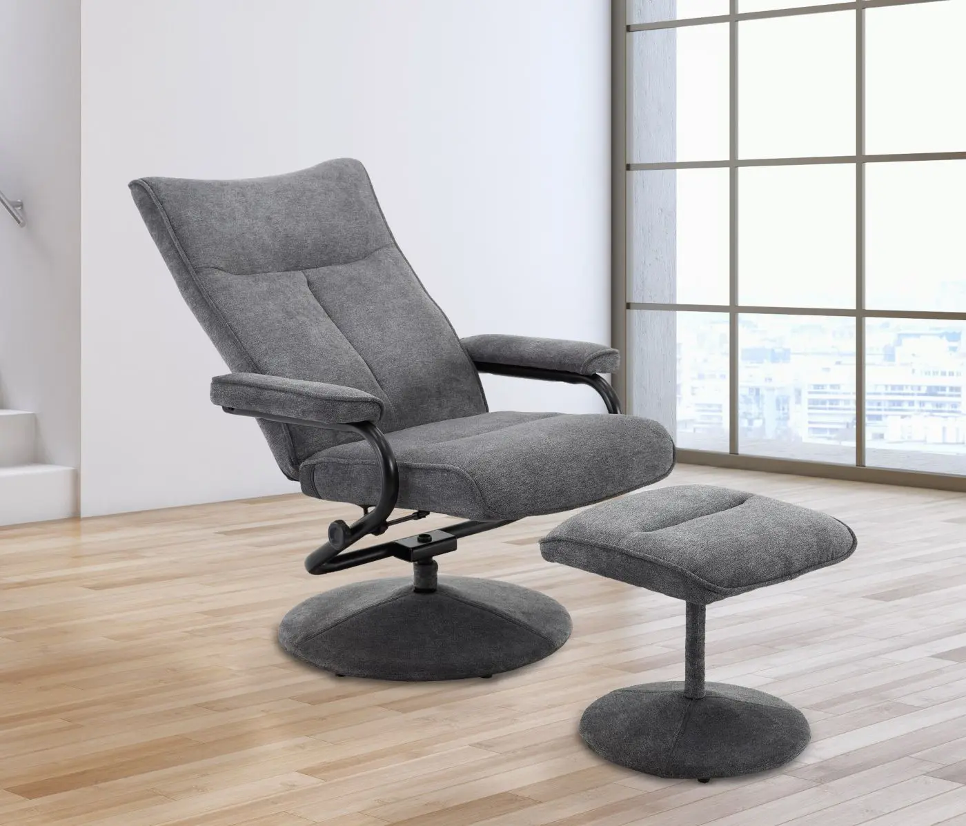 Relaxsessel mit Fußhocker FM-436