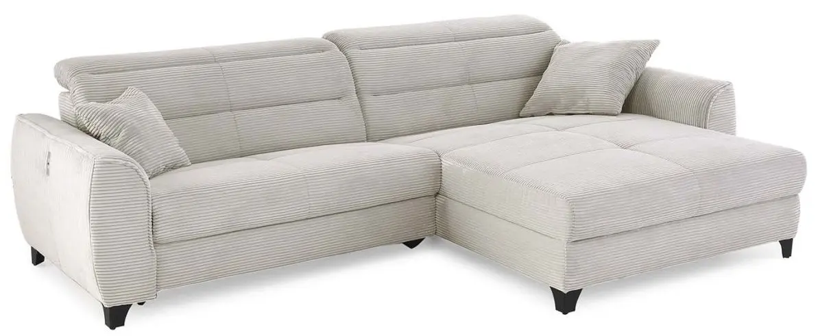 Wohnlandschaft Double-One Cord greige