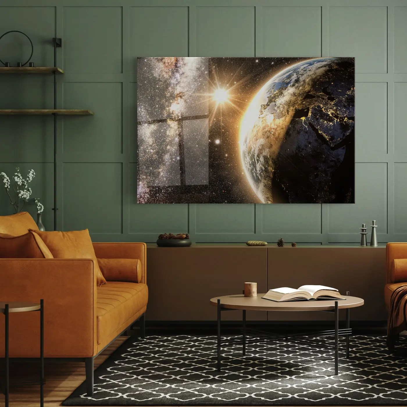 Glasbild Universe 80 x 120 cm