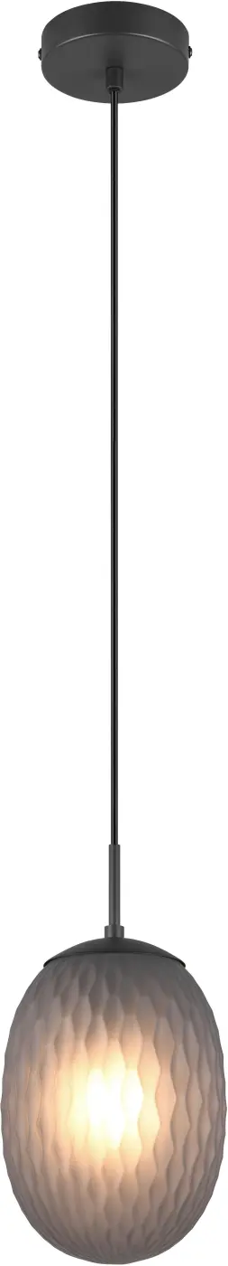 Pendelleuchte Facette schwarz