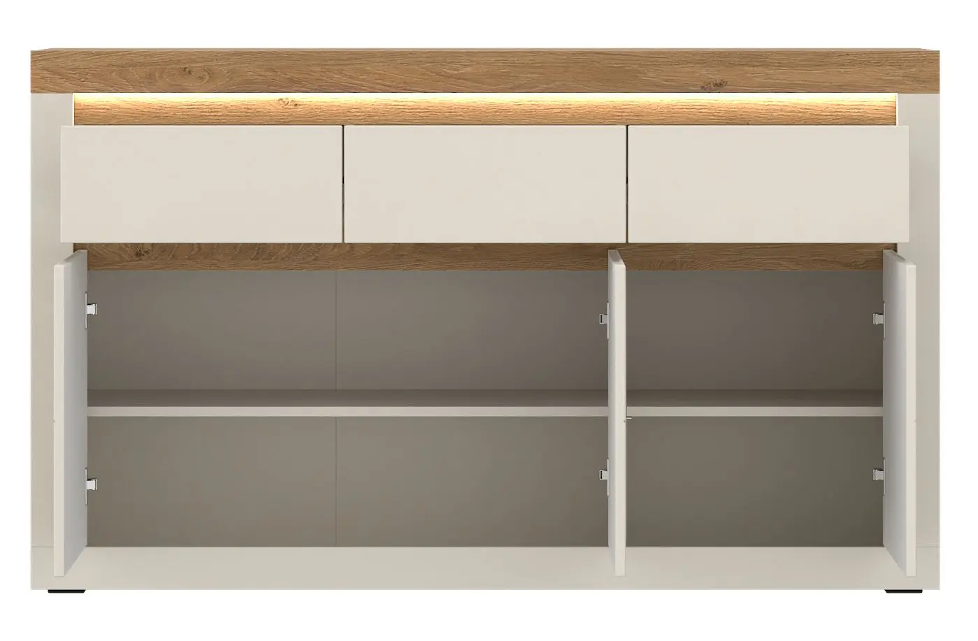 Sideboard Naxxar kaschmir/Stone Eiche