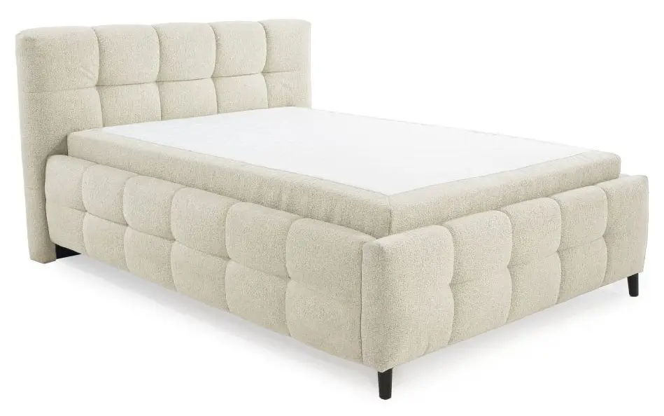 Polsterbett Lucy 140 x 200 cm beige