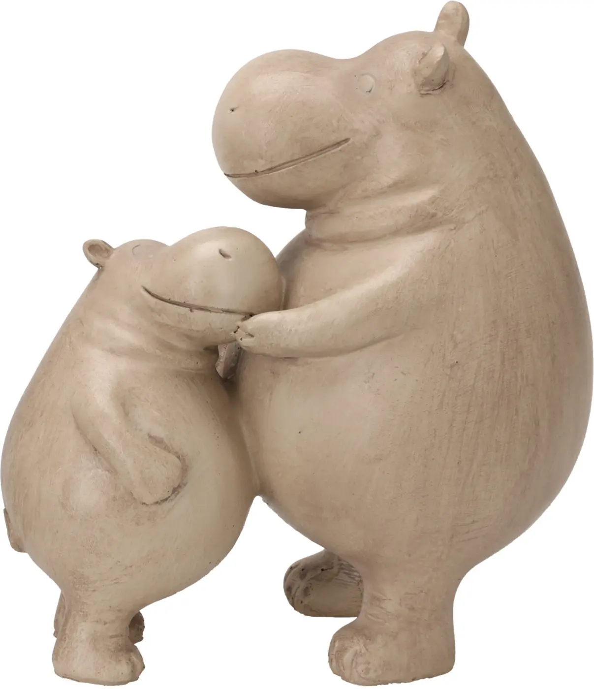 Dekofigur Hippo Mama/Baby