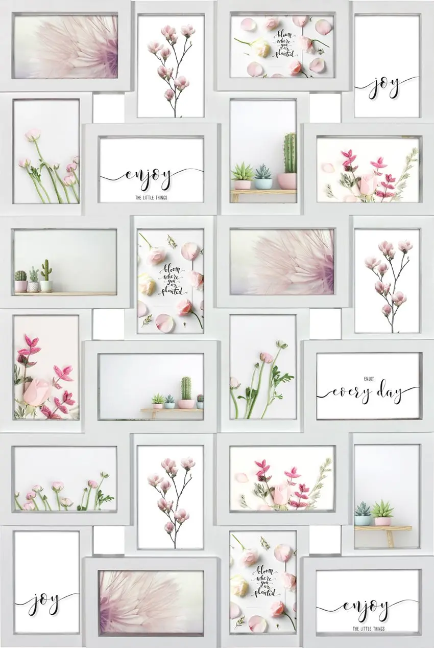Collagenrahmen Joy 57 x 85 cm weiß