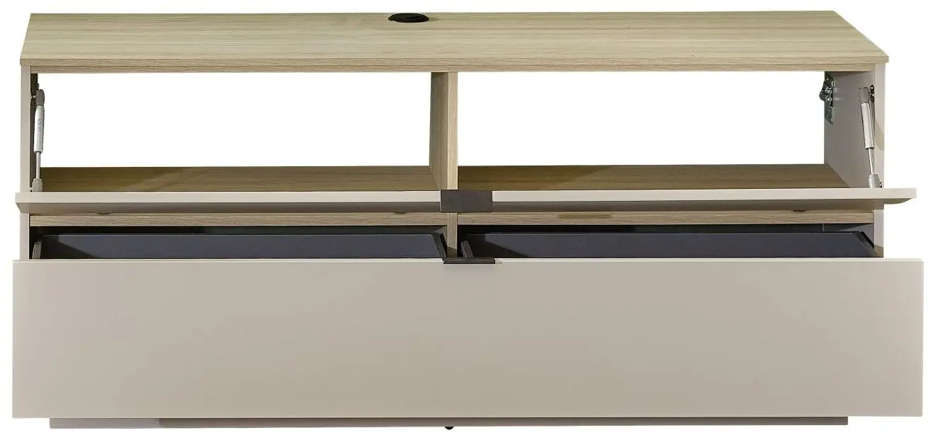 TV-Lowboard Ina Kaschmir/Riva Eiche