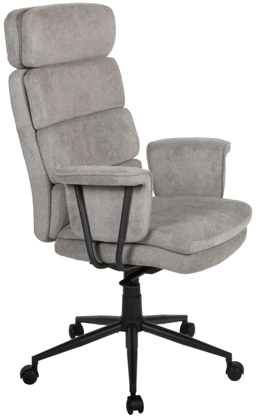 Chefsessel Junis Webstoff grau