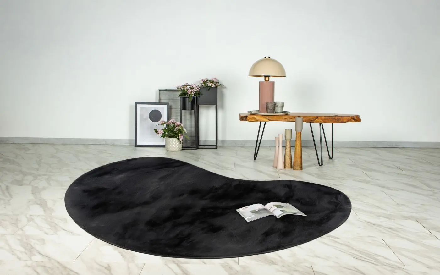 Teppich Heaven 160 x 230 cm graphite