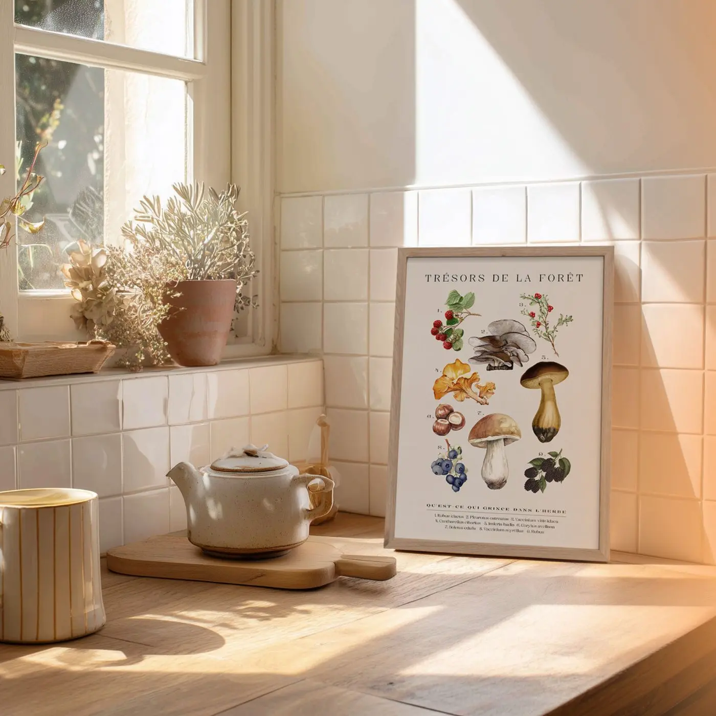 Bild gerahmt Tresors 30 x 40 cm