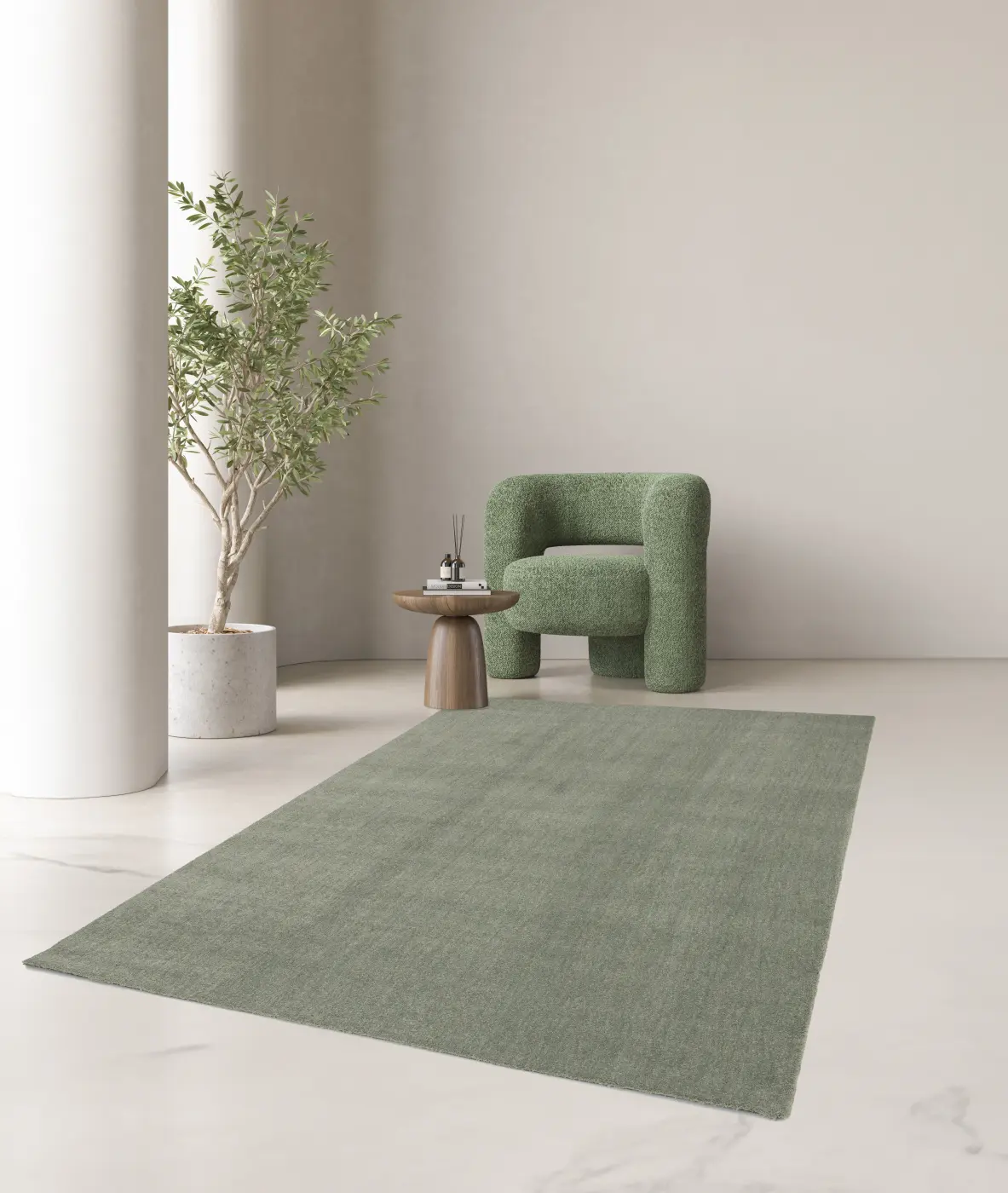 Teppich Feel 160 x 230 cm hellgrün