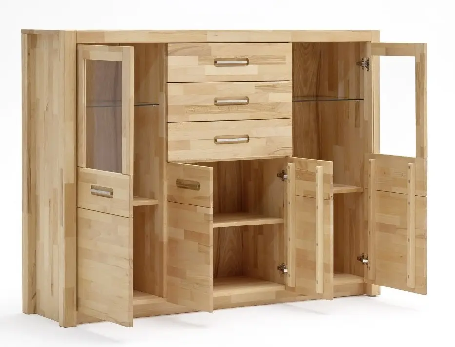 Highboard Fenja Kernbuche massiv