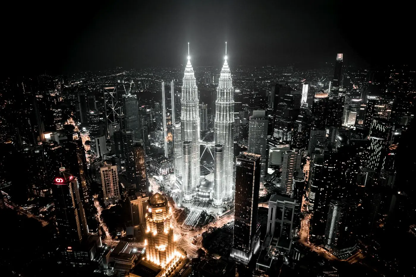 Glasbild Towers 
