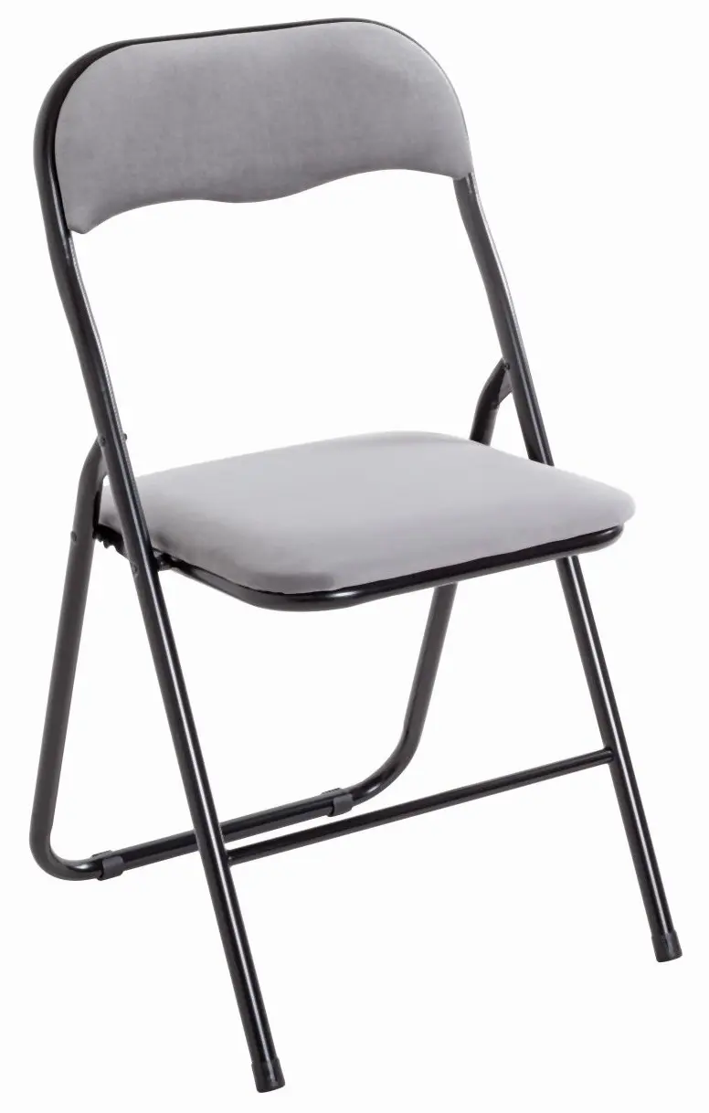 Klappstuhl Niklas grau/schwarz