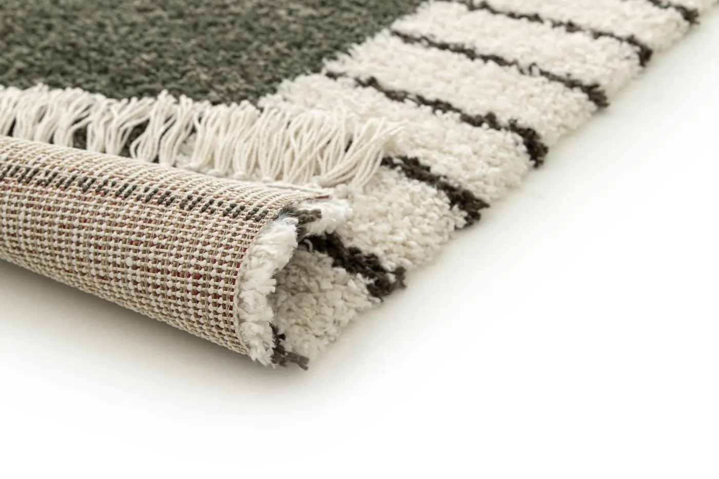 Teppich Bedouin 160 x 230 cm weiß/schwarz