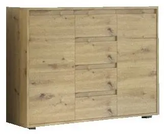 Kommode Brest Artisan Eiche 119 x 84 x 35 cm