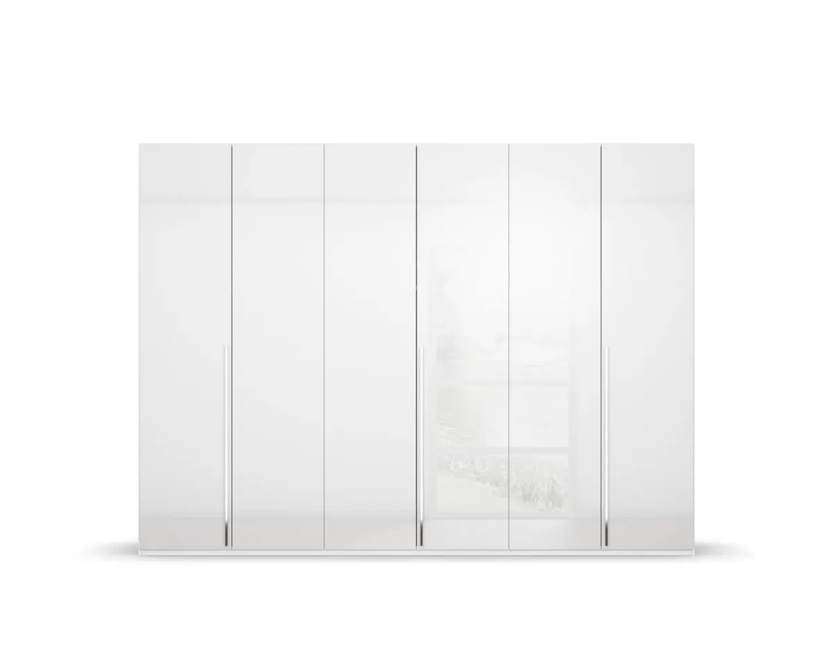 Drehtürenschrank Montclar 6-türig weiß
