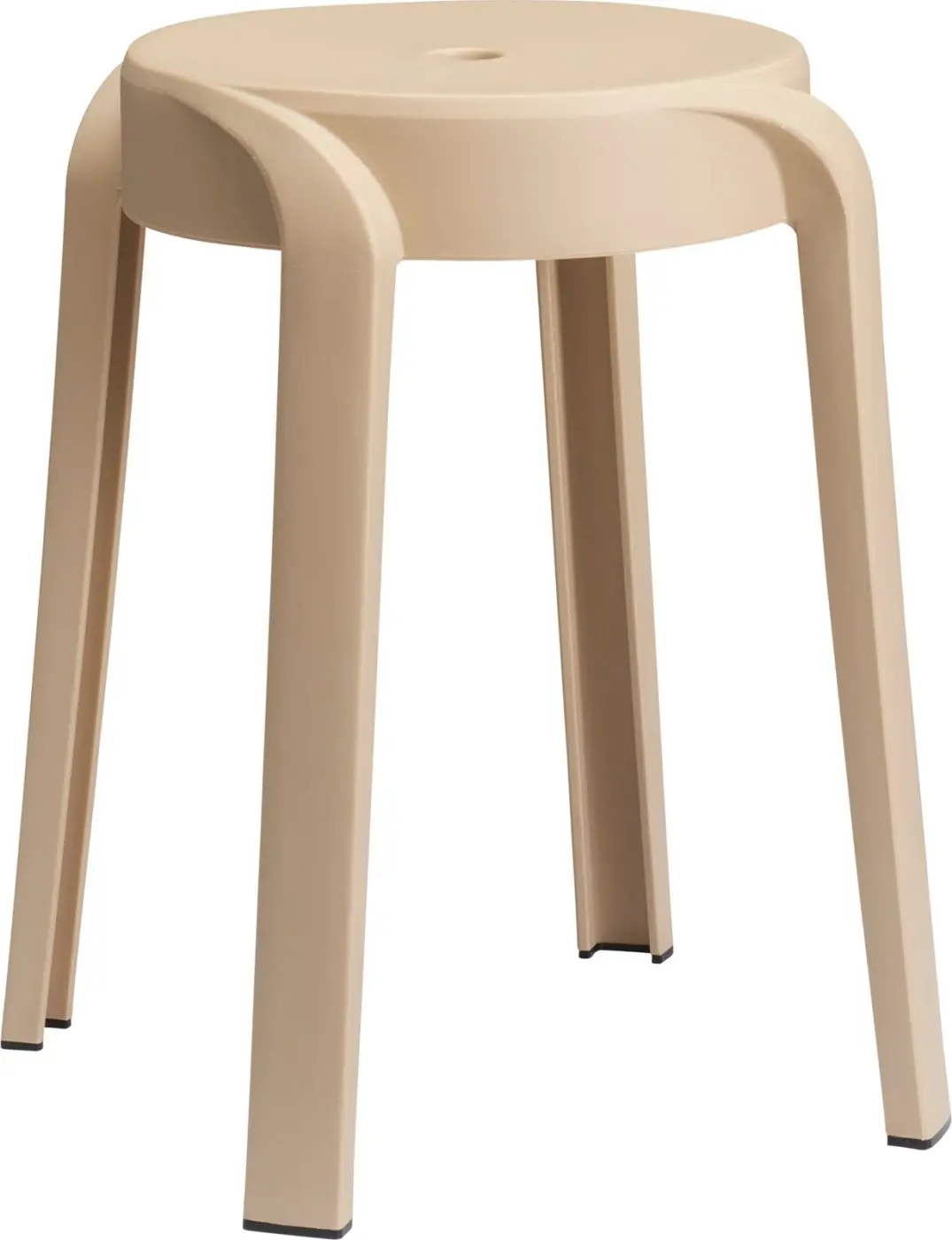 Hocker taupe stapelbar