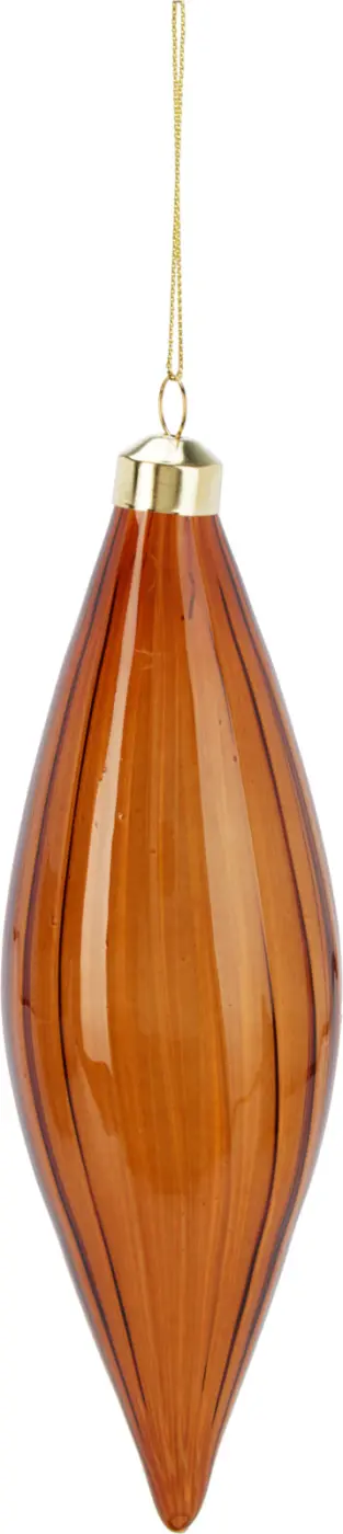 Glas Weihnachtsornamente 21 cm