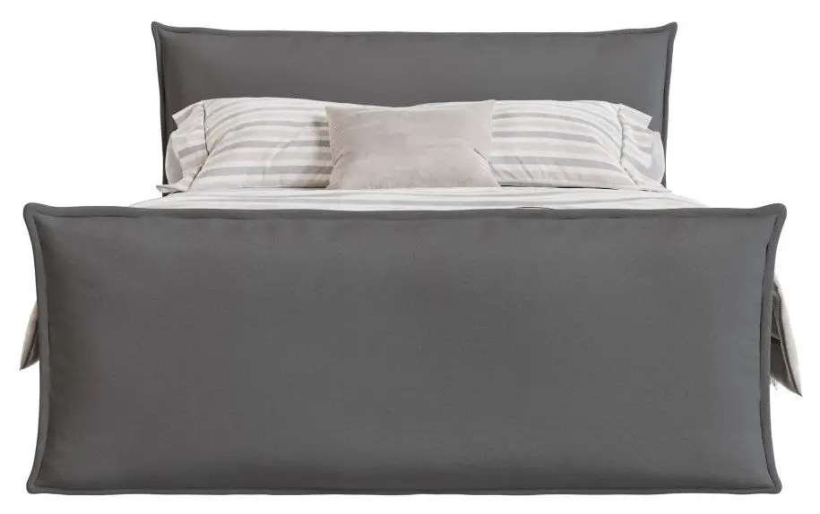 Boxspringbett Harmonie 160 x 200 cm grau