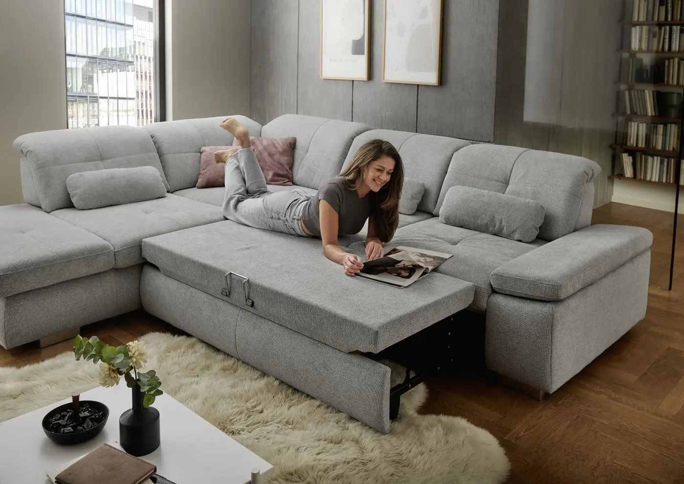 Wohnlandschaft LS 872918 mit Komfortfunktionen Wohnlandschaft LS 872918 mit Komfortfunktionen