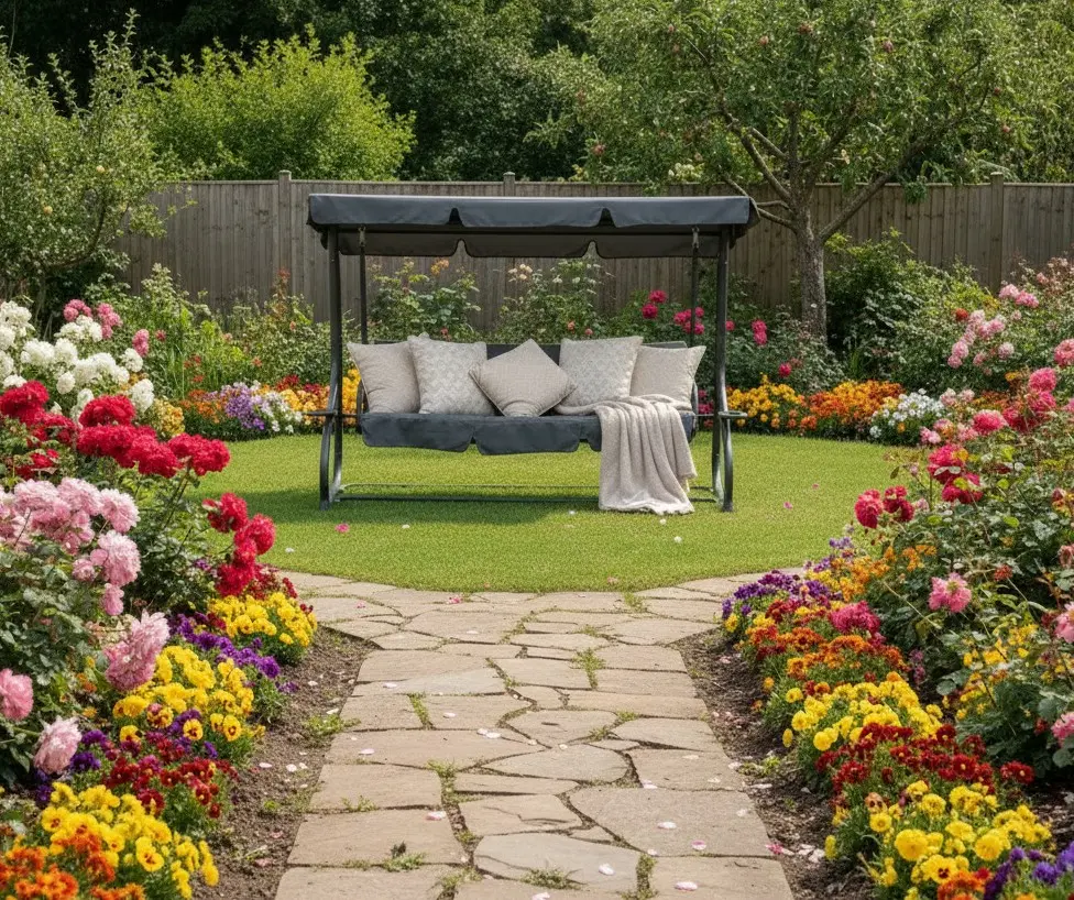 Hollywoodschaukel anthrazit