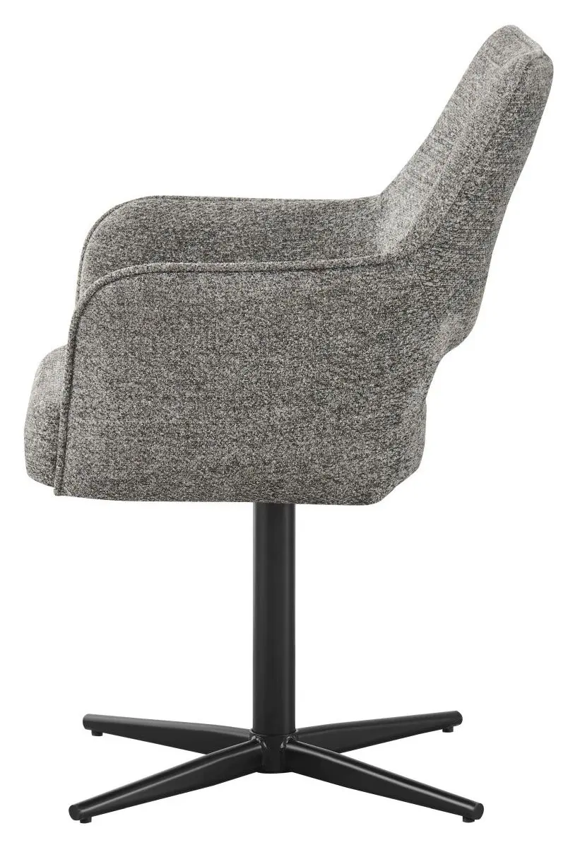 Armlehnstuhl Vidago anthrazit drehbar