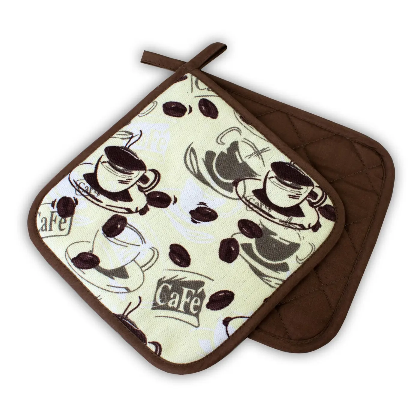 Topflappen 2er-Set Kaffee