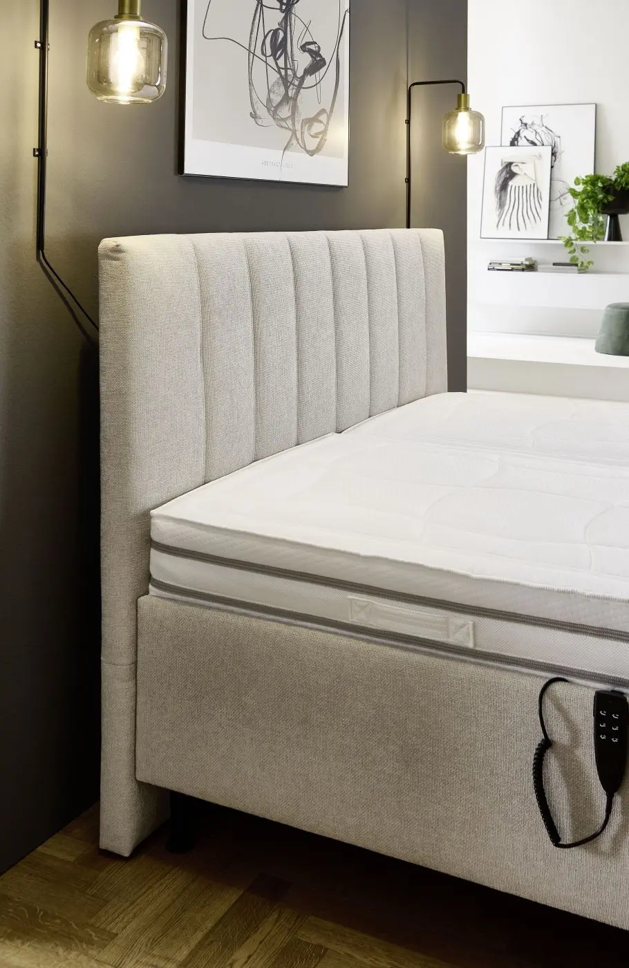 Polsterbett LS26 Celara natur