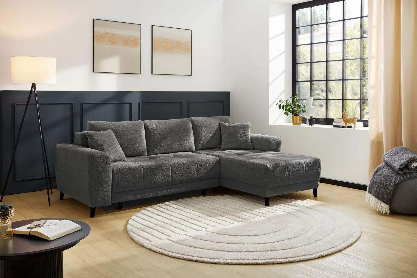 Wohnlandschaft Beverly grau