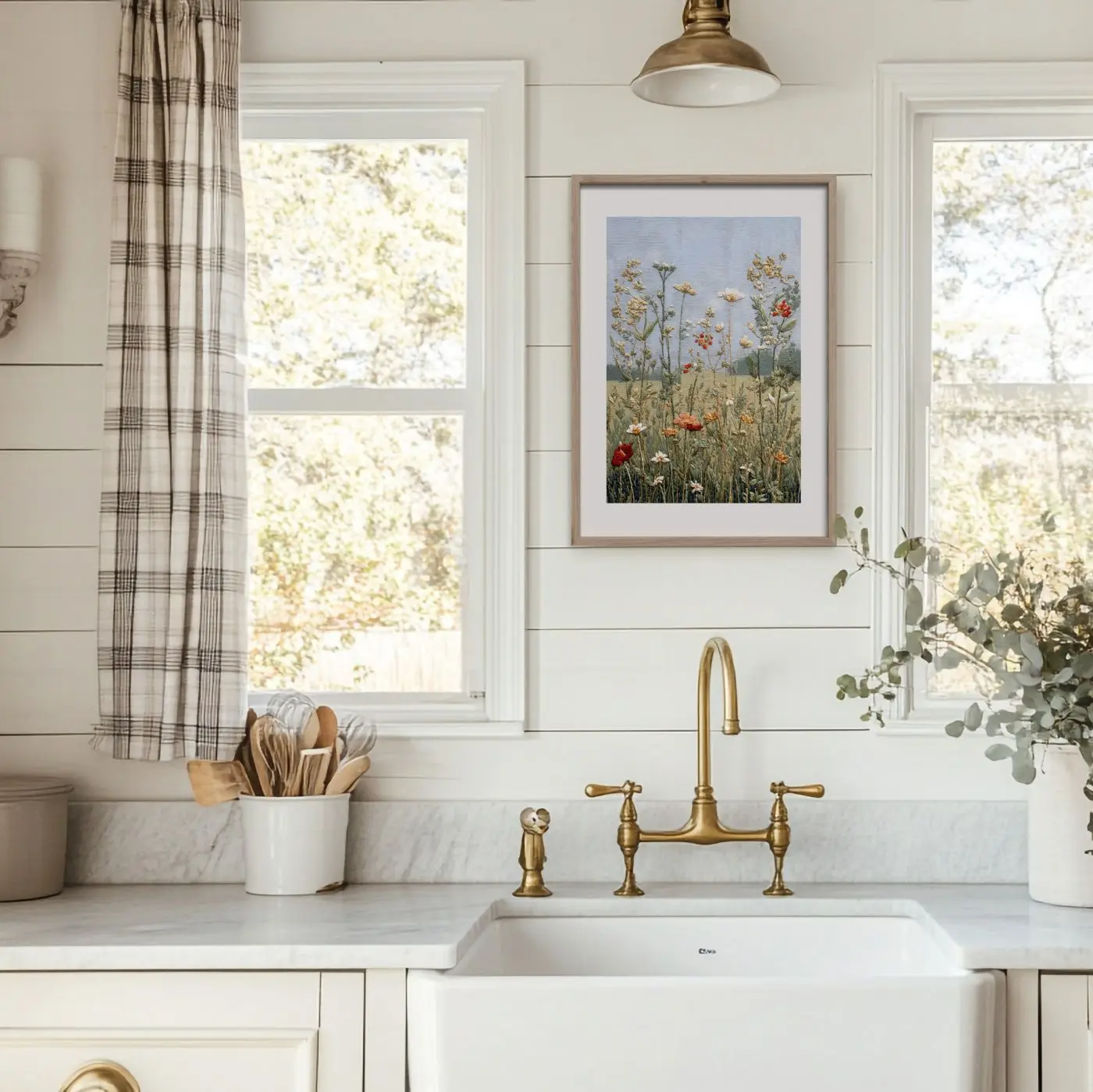 Bild gerahmt Wild Meadow 50 x 70 cm