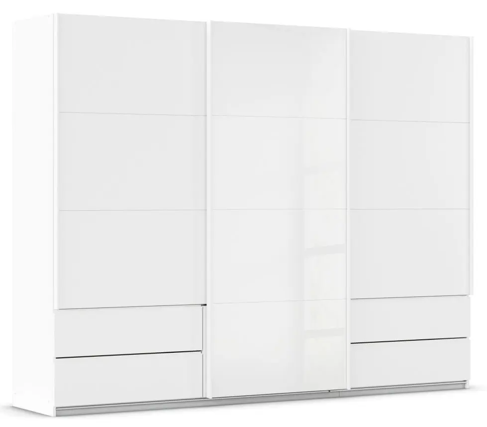 Schwebetürenschrank Elara 3-türig weiß