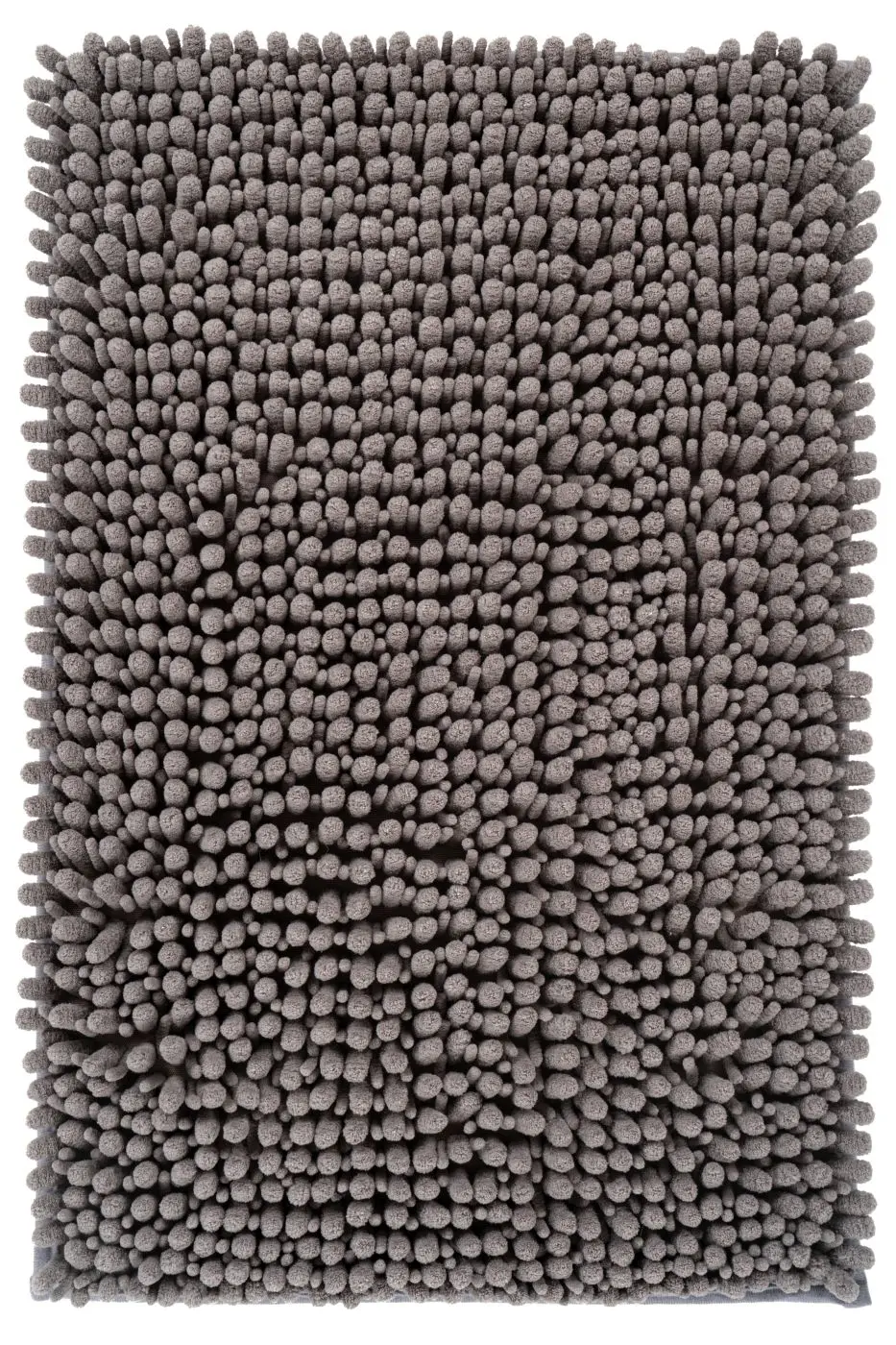 Badematte Fluffy grau 50 x 90 cm
