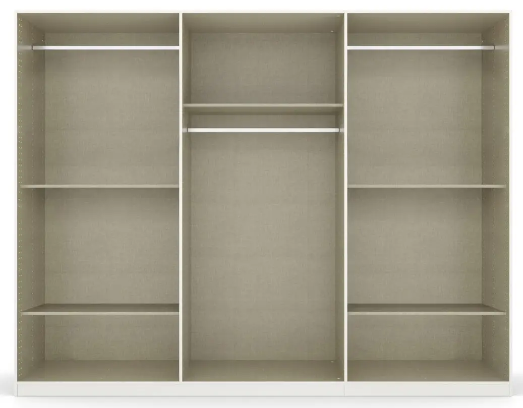 Drehtürenschrank Ticao 10-türig  weiß