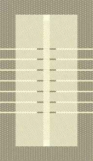 Teppich Natura Patio 60 x 110 cm 