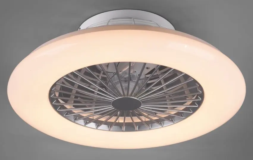 LED-Deckenventilator Stralsund weiß Ø 50 cm