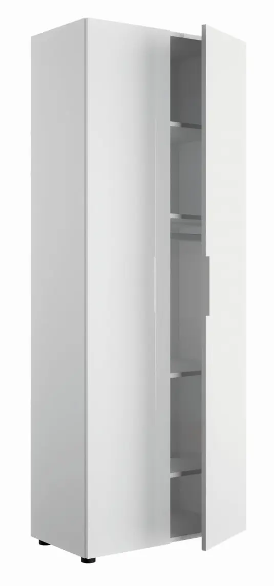 Aktenschrank Espresso 2-türig weiß