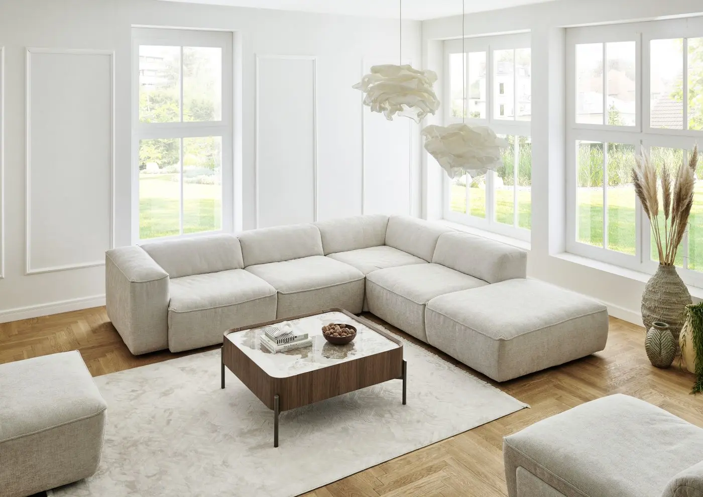 Wohnlandschaft couchliebe. KS25 Zunra natur Basismodell