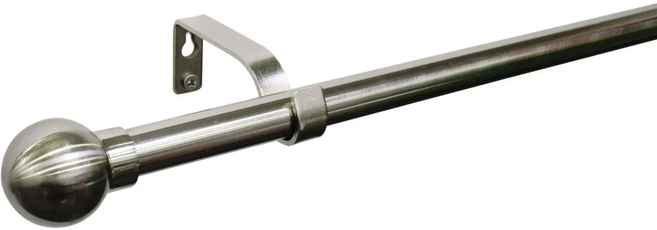 Stilgarnitur Kugel Edelstahl-Optik 200 - 340 cm
